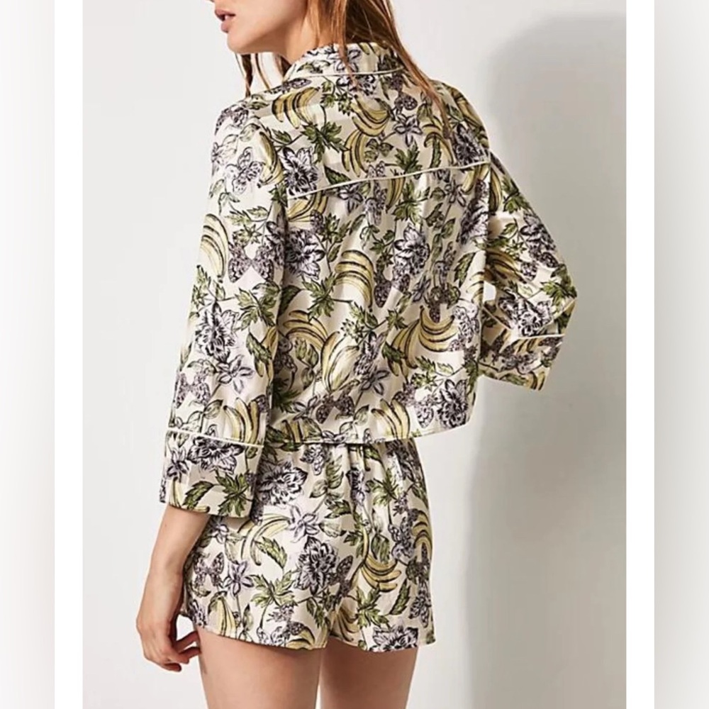 Free People Floral Yellow Pillow Talk PJ Set Size XS NWT